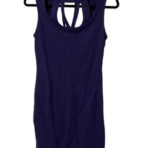 Diane Von Furstenburg Dark Blue Sexy Mini Dress Size 8